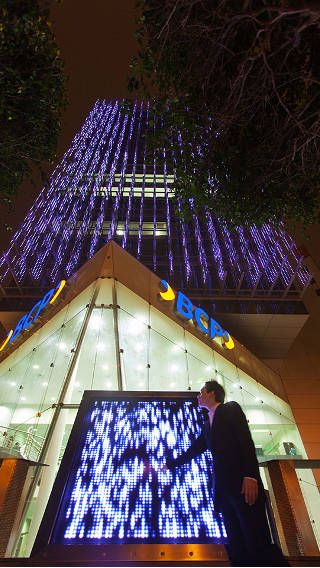 The BCP building illuminated by Philips Lighting systems
